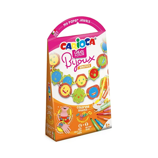 Bijoux Emotics ékszerkészítő kreatív játékszett - Carioca