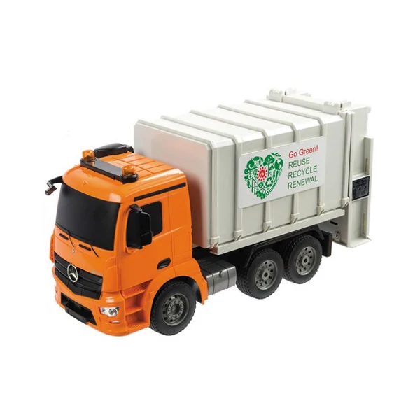 RC Mercedes Arocs távirányítós kukás autó 1:20 fénnyel és hanggal 2,4GHz