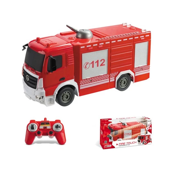 Mercedes Antos távirányítós tűzoltóautó 1/26 - Mondo Motors