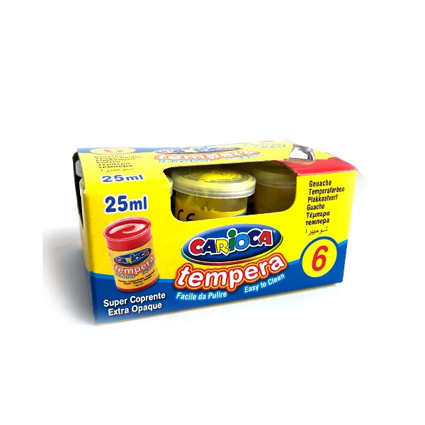 Citromsárga tempera tégelyben 6x35 gr - Carioca