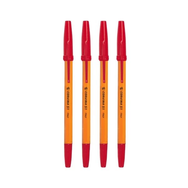 Corvina 51 4 db-os piros golyóstoll szett - Carioca