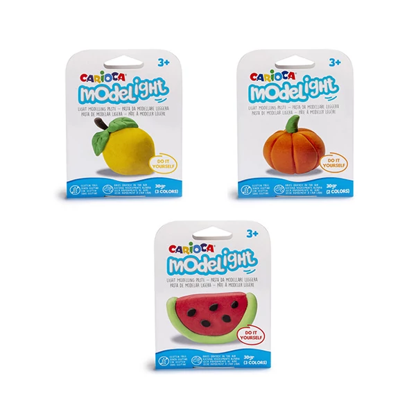 Modelight Gyümölcsök gyurma többféle változatban 30gr 1db - Carioca