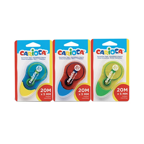 Hibajavító roller 20mx5mm háromféle változatban - Carioca