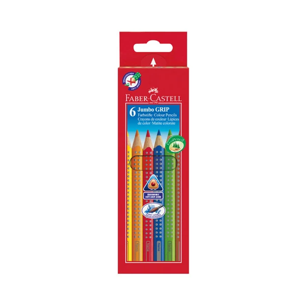 Jumbo színes ceruza 6db-os szett - Faber-Castell