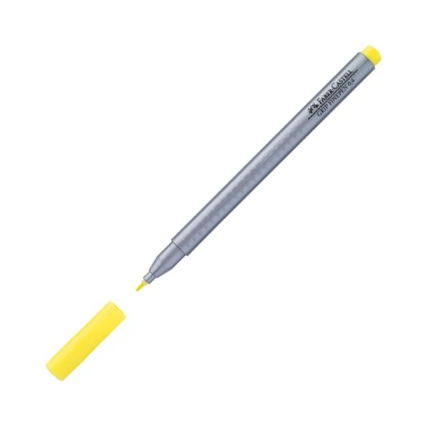 Faber-Castell: Grip Finepen rostirón 0,4mm-es króm sárga
