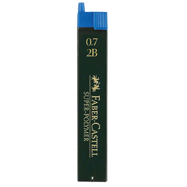Faber-Castell: Super Polymer ironbetét 0,7mm, 12db-os, 2B
