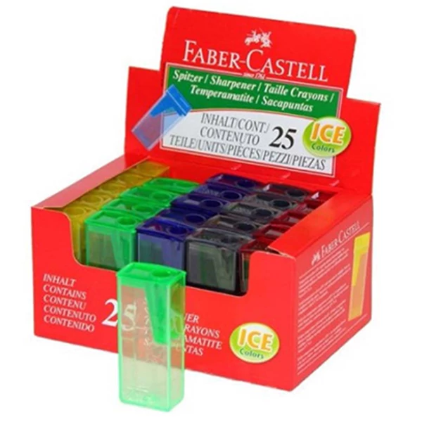 Faber-Castell: Élénk színű hegyező többféle változatban