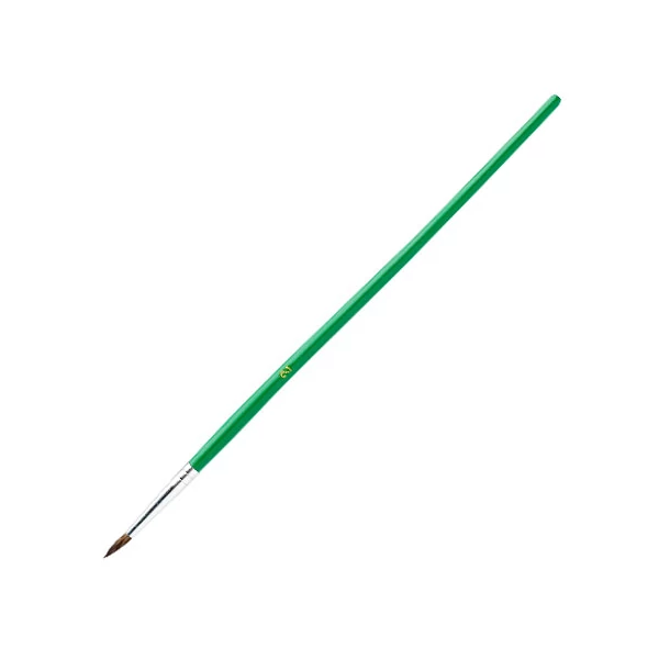 ICO: Festett fanyelű póniszőr ecset 2-es méretben