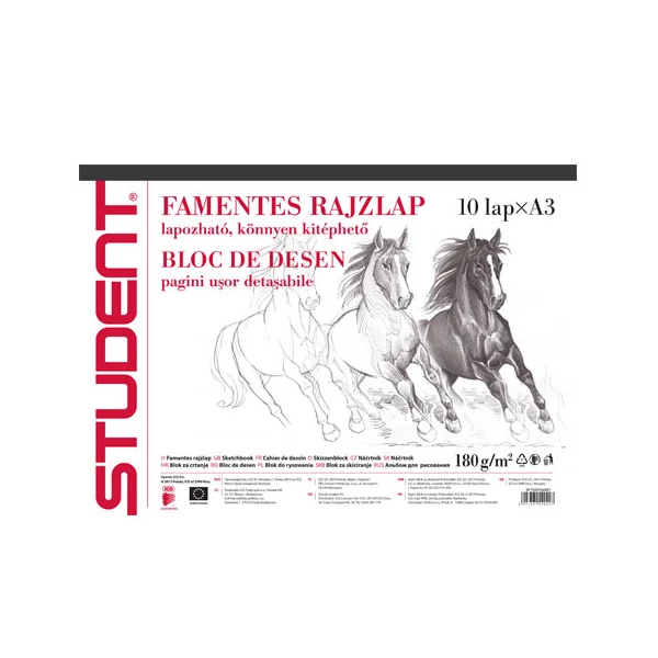 ICO: Student skiccfüzet A/3