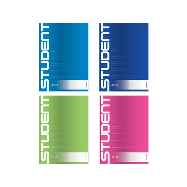 ICO: Student vonalas füzet 4.osztályos A/5 több féle színben