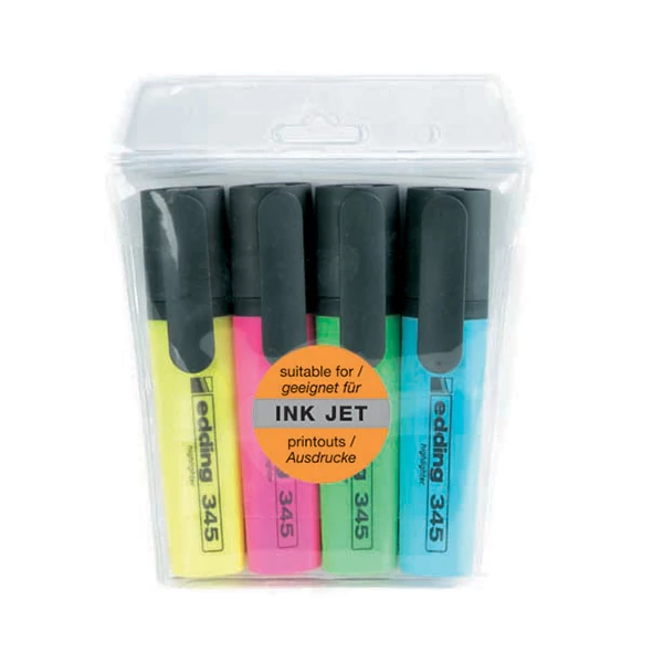 ICO: Edding 34/45 szövegkiemelő négy különféle színben