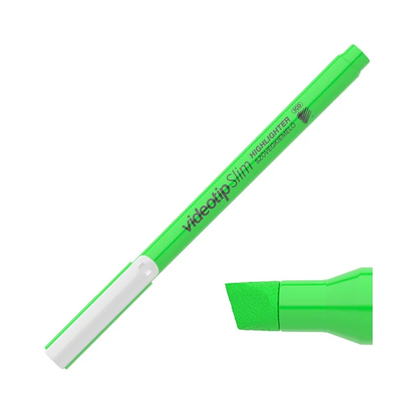 ICO: Videotip Slim szövegkiemelő zöld