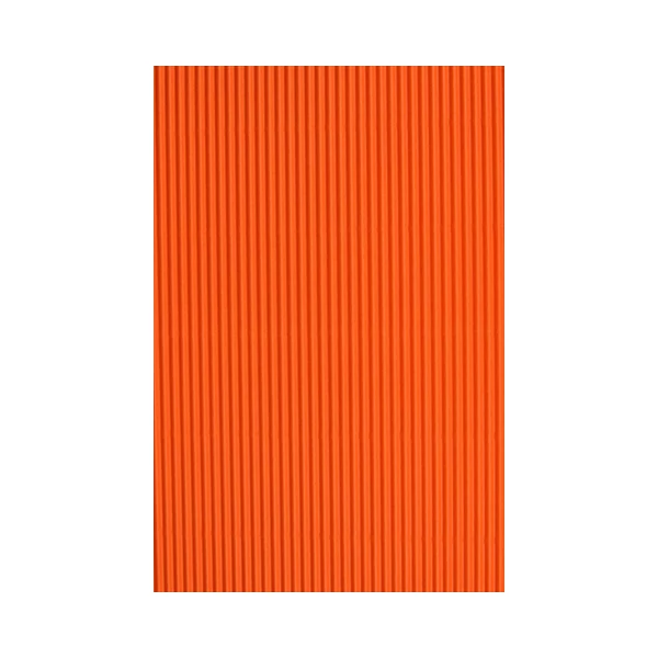 Narancssárga dekorációs 3D hullámpapír 50x70cm 161g 1db