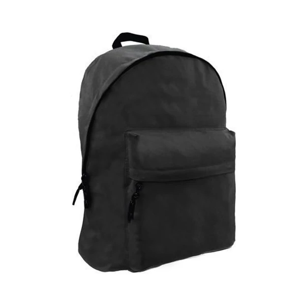 Omega kétrekeszes iskolatáska, hátizsák fekete színben 32x42x16cm