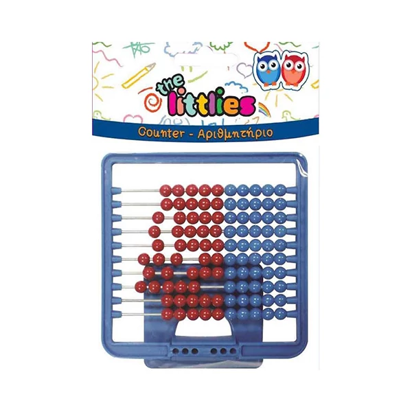 Műanyag abakusz 100db golyóval