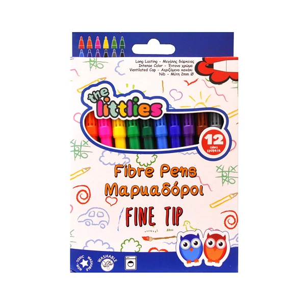 Színes rostirón 12db-os