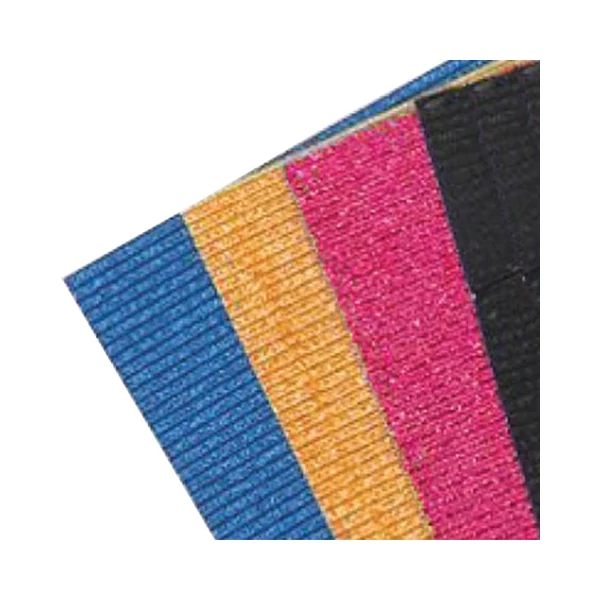 Csillámos fekete hullámpapír 50x70cm 161g 1db