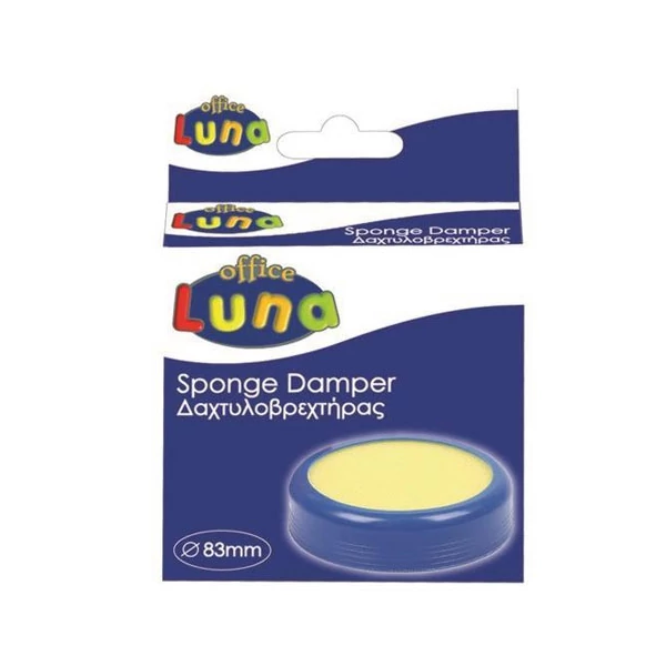 Ujjnedvesítő szivacs tárolóban 83mm