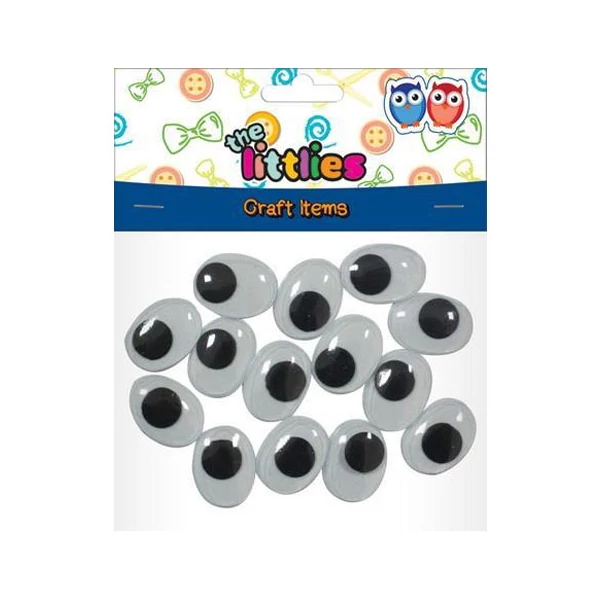 Műanyag szemek 20x15mm 14db