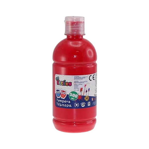 Tempera piros színben 500ml