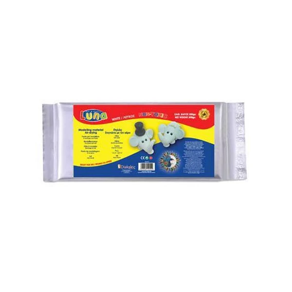Fehér színű modellező agyag 500gr