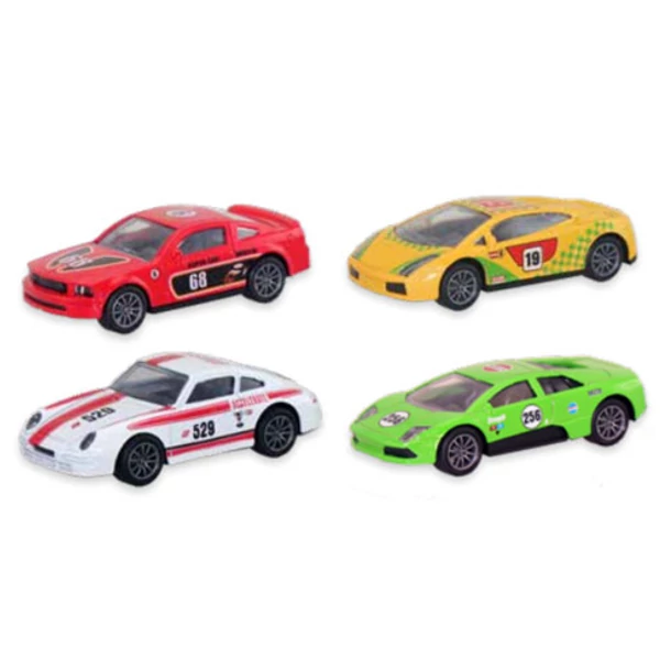 Speed Car: Fém lendkerekes sportkocsi többféle változatban 1:43