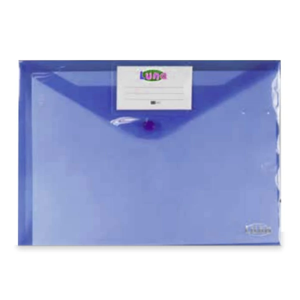 Kék áttetsző irattartó mappa A/4