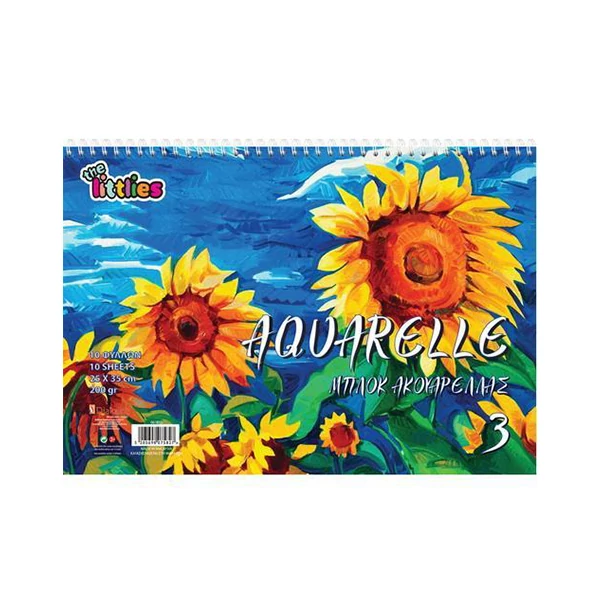 Aquarella vázlatfüzet 10 lapos 30x40cm