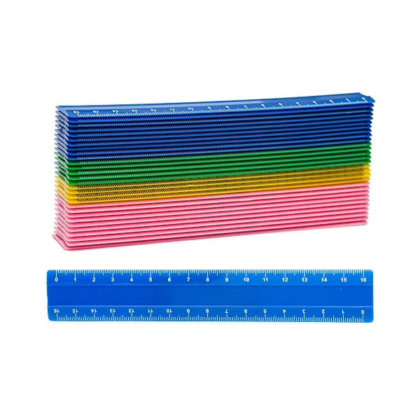 Nebulo: Műanyag vonalzó több színben 16cm