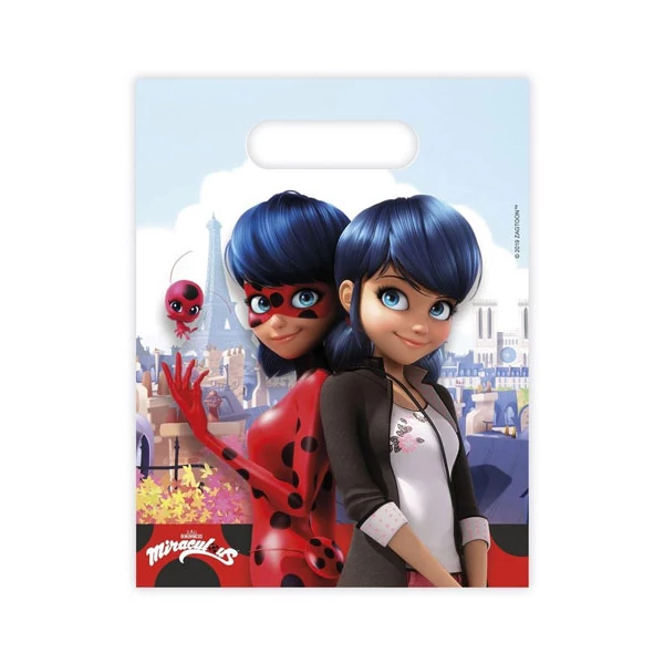 Miraculous party táska 6 db-os szett