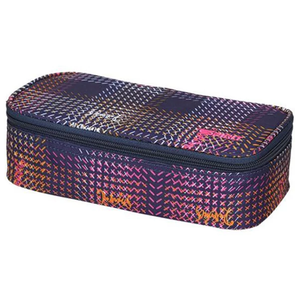 Spirit: Lila alapszínű mintázott tolltartó 23x10cm