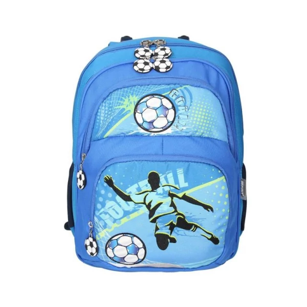 Spirit: Focis kék ergonomikus iskolatáska hátizsák