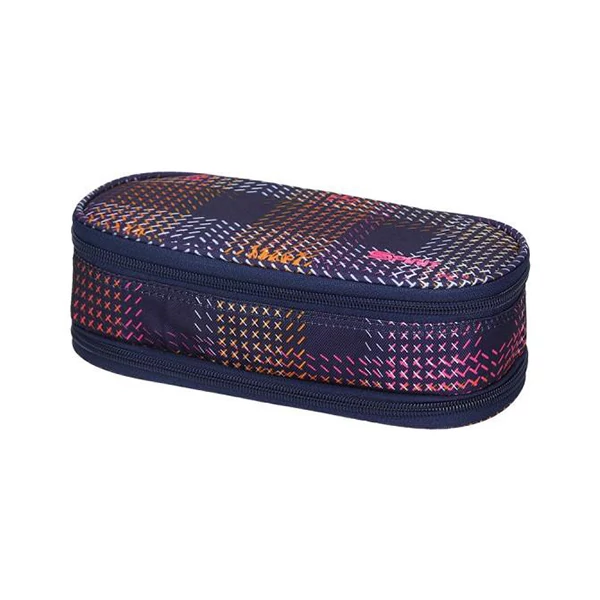 Spirit: My Bag öltés mintás két rekeszes ovális tolltartó