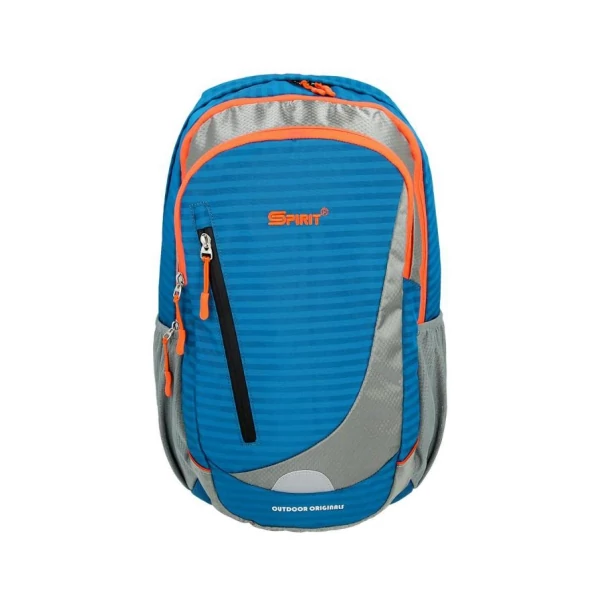 Spirit: Stilo kék-szürke-narancs iskolatáska hátizsák