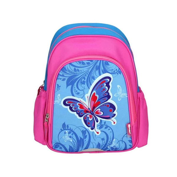 Spirit: Pillangós lekerekített iskolatáska, hátizsák 24x13x31cm