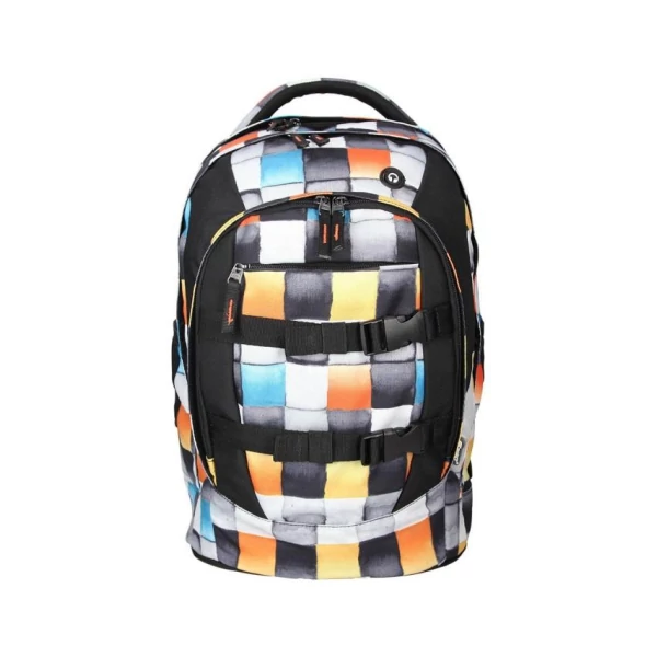 Spirit: Urban kockás ergonomikus iskolatáska hátizsák