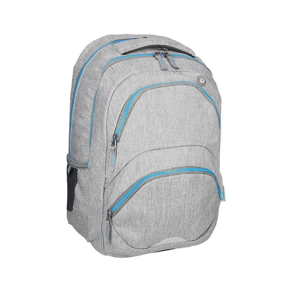 Spirit: Freedom világos szürke és kék lekerekített iskolatáska, hátizsák