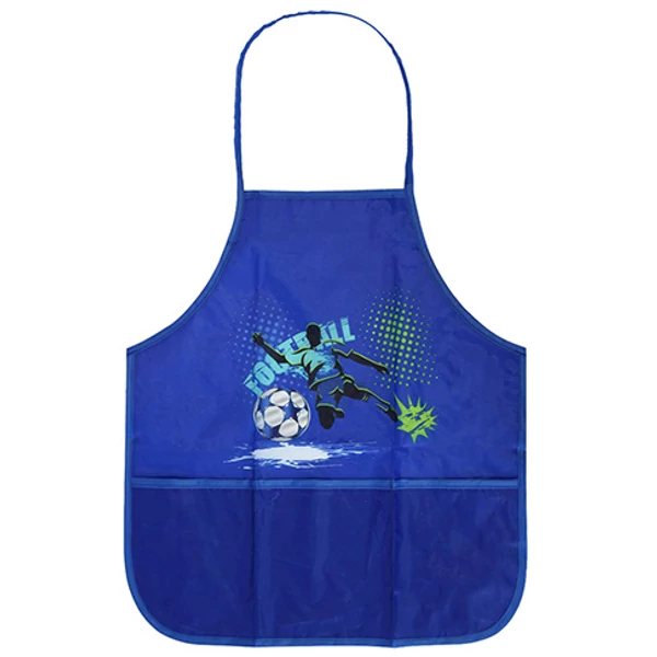 Spirit: Football mintás kék festő kötény