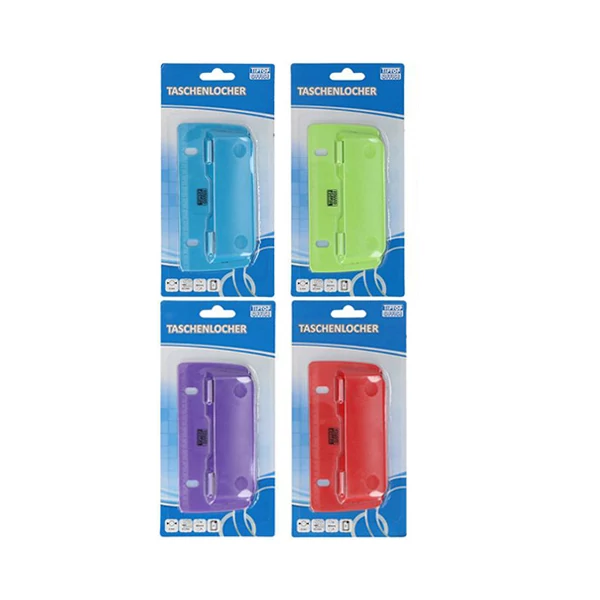 Spirit: Műanyag lyukasztó kétlyukú BP02 négyféle színben