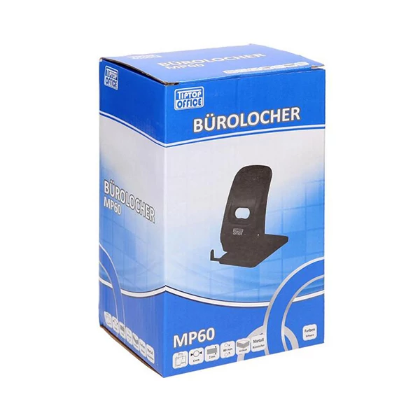 Spirit: Fekete fém lyukasztó kétlyukú MP60