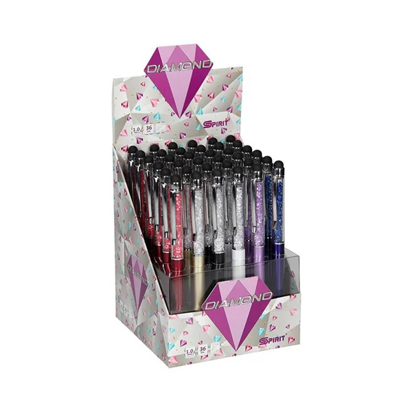 Spirit: Diamond kristályos kapacitív golyóstoll többféle színben 1db