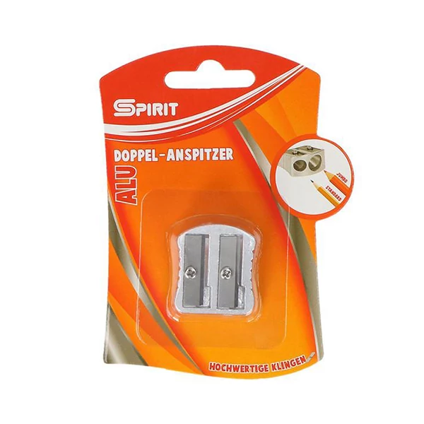 Spirit: Alumínium 2 lyukú hegyező 1db-os csomag