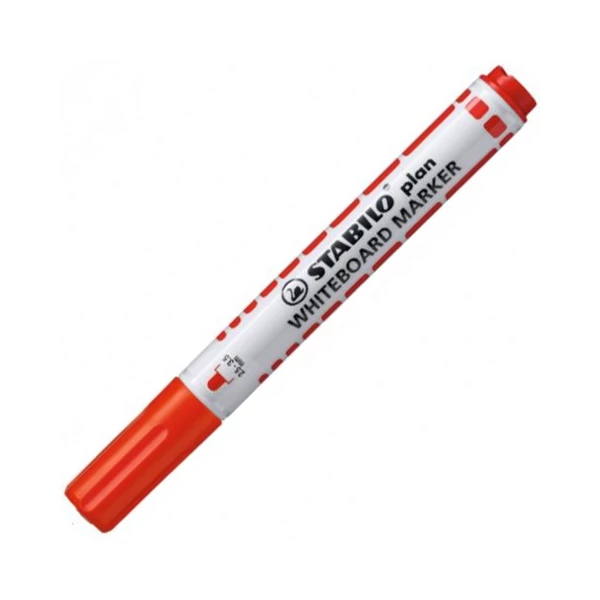 Stabilo: Plan WhiteBoard marker táblafilc piros színben
