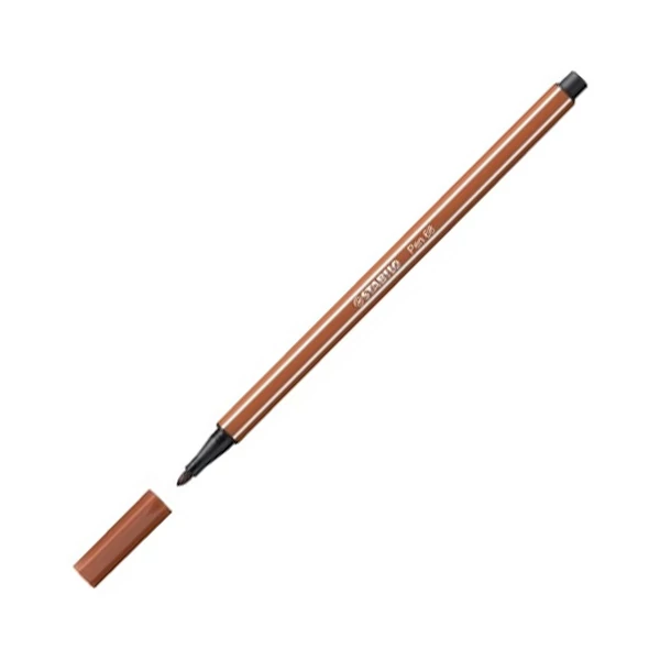 Stabilo: Pen 68 vörösbarna filctoll
