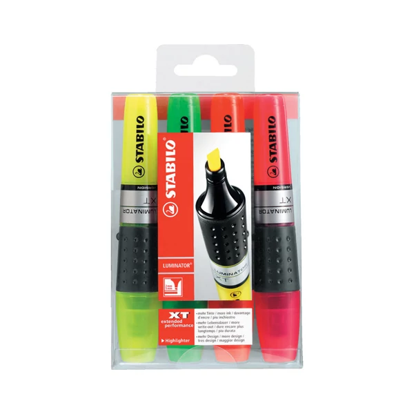 Stabilo: Luminator szövegkiemelő 4db-os szett