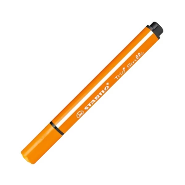 Stabilo: Trio Scribble háromszögletű filctoll narancssárga színben
