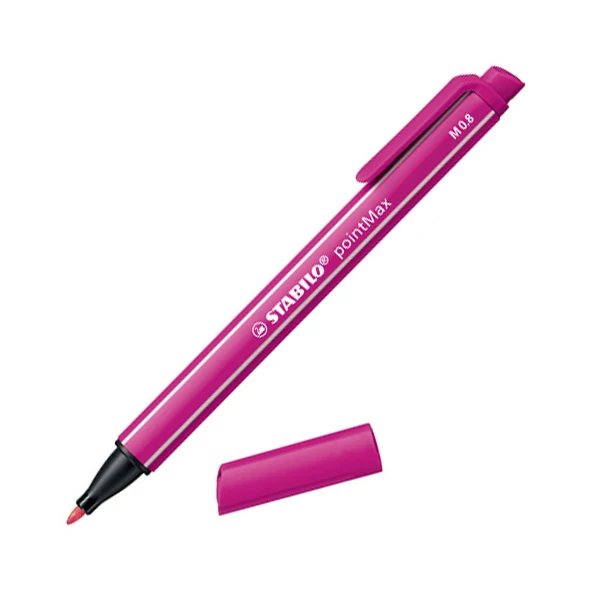 Stabilo: PointMax pink színű filctoll "M" 1,8mm