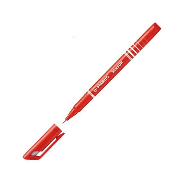 Stabilo: SENSOR "F" piros tűfilc 0,3mm