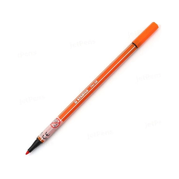 Stabilo: Pen 68 cinóber piros filctoll 1mm