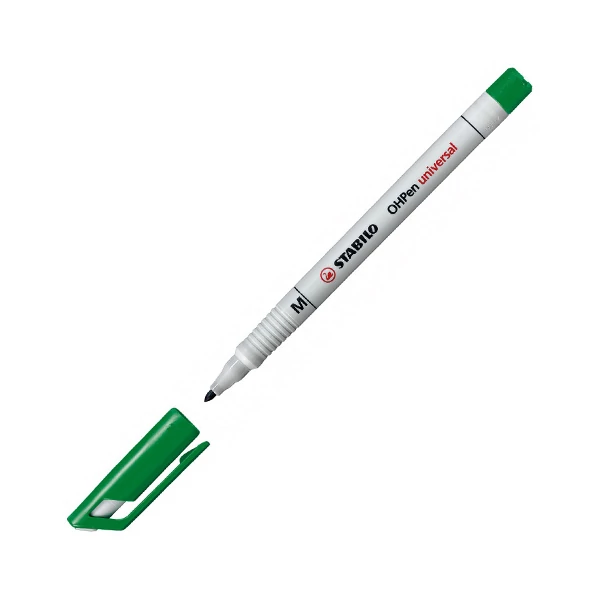 Stabilo: OHPen "M" 1,0mm vonalvastagságú zöld alkoholos filctoll